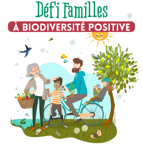 Affiche du Défi Familles à biodiversité positive