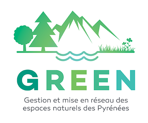 Logo du projet Green (Gestion et mise en REseau des Espaces Naturels des Pyrénées)