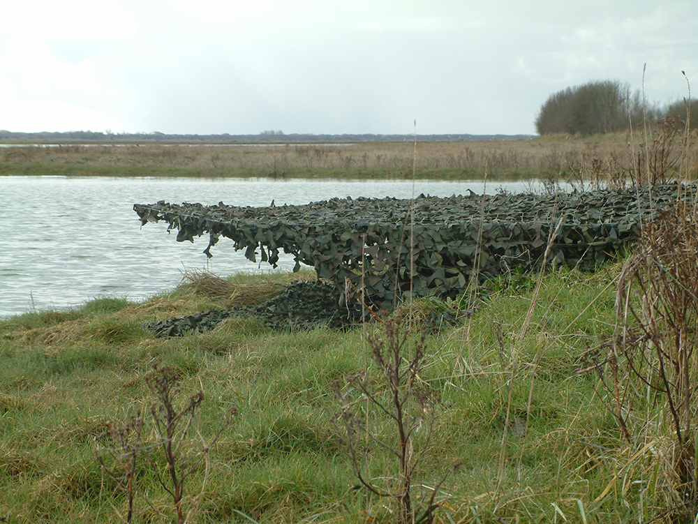 Hutte de chasse dans la baie d'Authie. Marie-Dominique Monbrun / Office français de la biodiversité