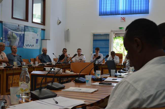 Conseil de gestion du Parc naturel marin de Mayotte du 16 janvier 2020. Crédit photo : Amandine Escarguel