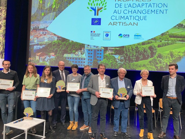 Remise des trophées de l’adaptation au changement climatique lors du Forum Life ARTISAN