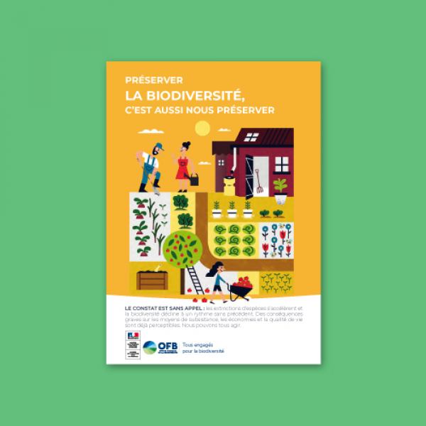 Couverture de la brochure "Préserver la biodiversité, c'est aussi nous préserver"