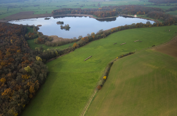 La réserve nationale de chasse et de faune sauvage du lac de Madine. Crédit photo : Frédéric Larrey / CDL