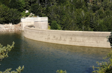 Barrage Lapalisse. Crédit photo : Jean-Louis Michelot / Ecosphère