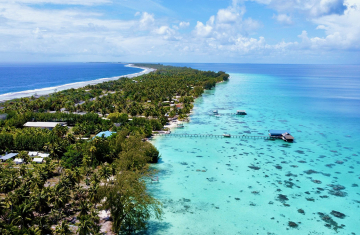 Couronne récifale, Atoll de Fakarava. Crédit photo : M. Grellier / OFB