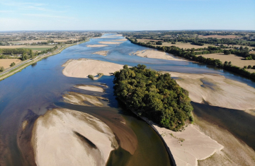 La Loire à La Bohalle. Crédit photo : Cramos