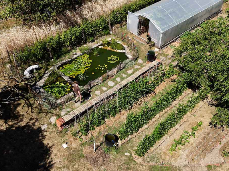 Jardin d'Adrien, lauréat d'un prix spécial au concours Jardiner autrement 2025. Crédit photo : Société nationale d’horticulture de France