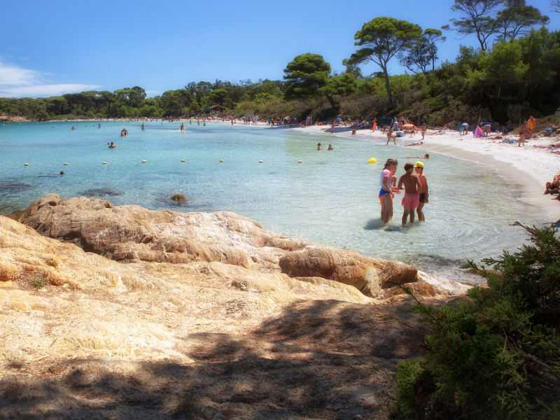 Plage d'Argent - Porquerolles. Crédit photo : Catherine Drouard / PNPC