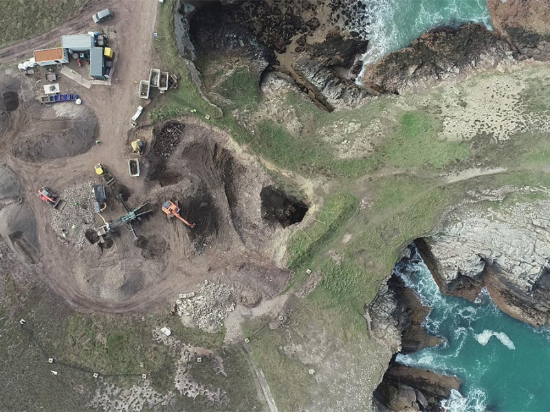 Vue du chantier de Bouge Pep, mars 2022.  Crédit photo : Le Voyage des Koumoul