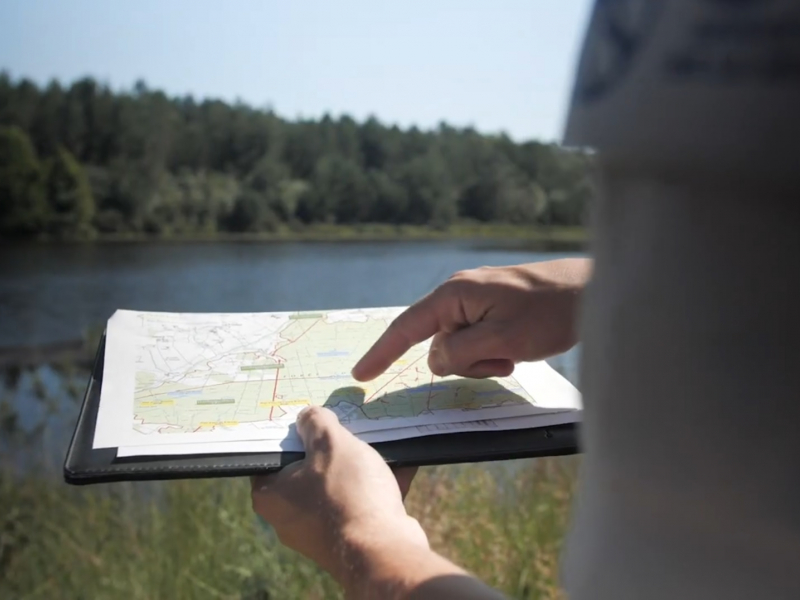 Réhabilitation des cours d'eau de la forêt de Lanouée. Crédit : Groupe Caisse des Dépôts