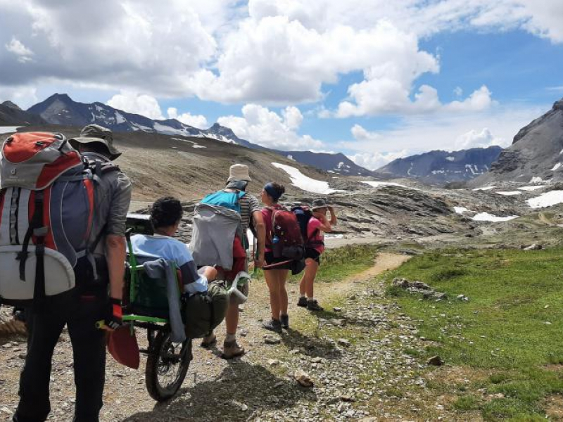 Randonnée pour tous au cœur du Parc national de la Vanoise. Crédit photo : Sandrine Berthillot / Parc national de la Vanoise 
