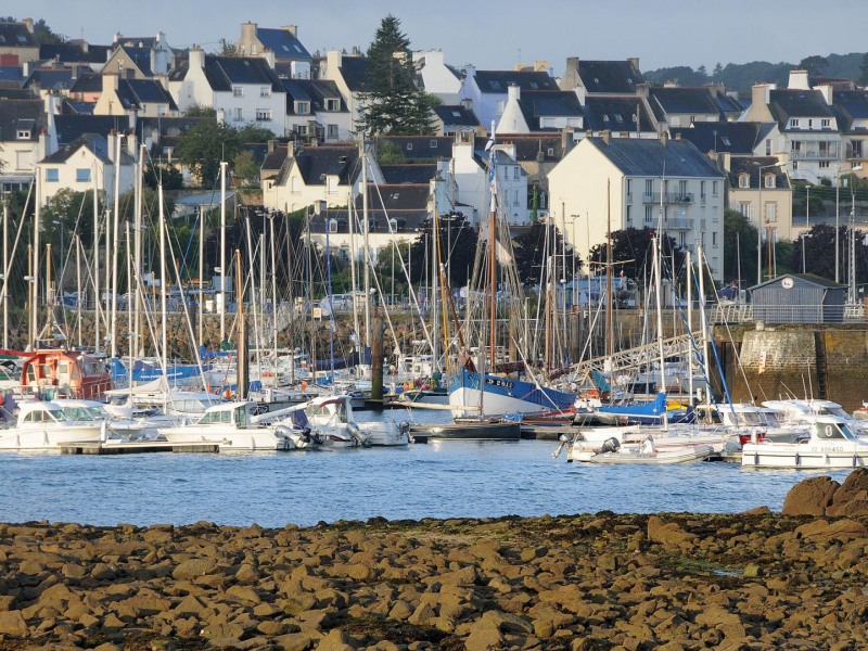 Port de plaisance de Tréboul. Crédit photo : Fabien Boileau / OFB