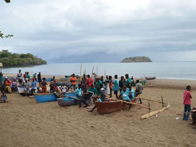 Défi du fundi 2019 - Courses de pirogues (6e édition). Crédit photo : Fanny Cautain / OFB
