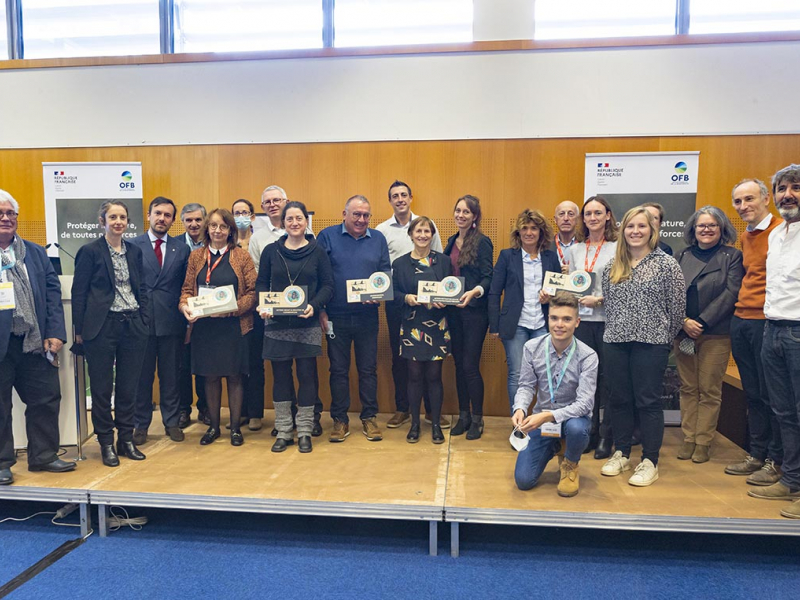 En novembre 2021, les lauréats des Grands prix Natura 2000 avaient été récompensés au Salon des maires et des collectivités locales. Crédit photo : OFB