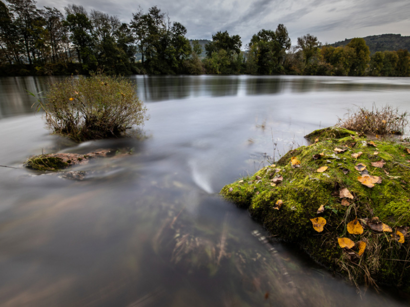 La Dordogne. Crédit photo : Sébastien Lamy / OFB