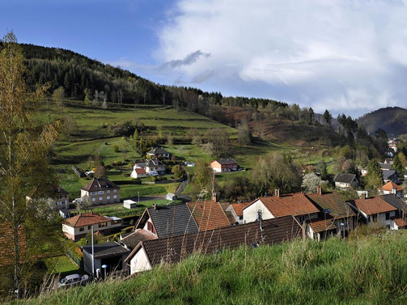 Vallée de la Bruche, panorama. Crédit photo : CCVB